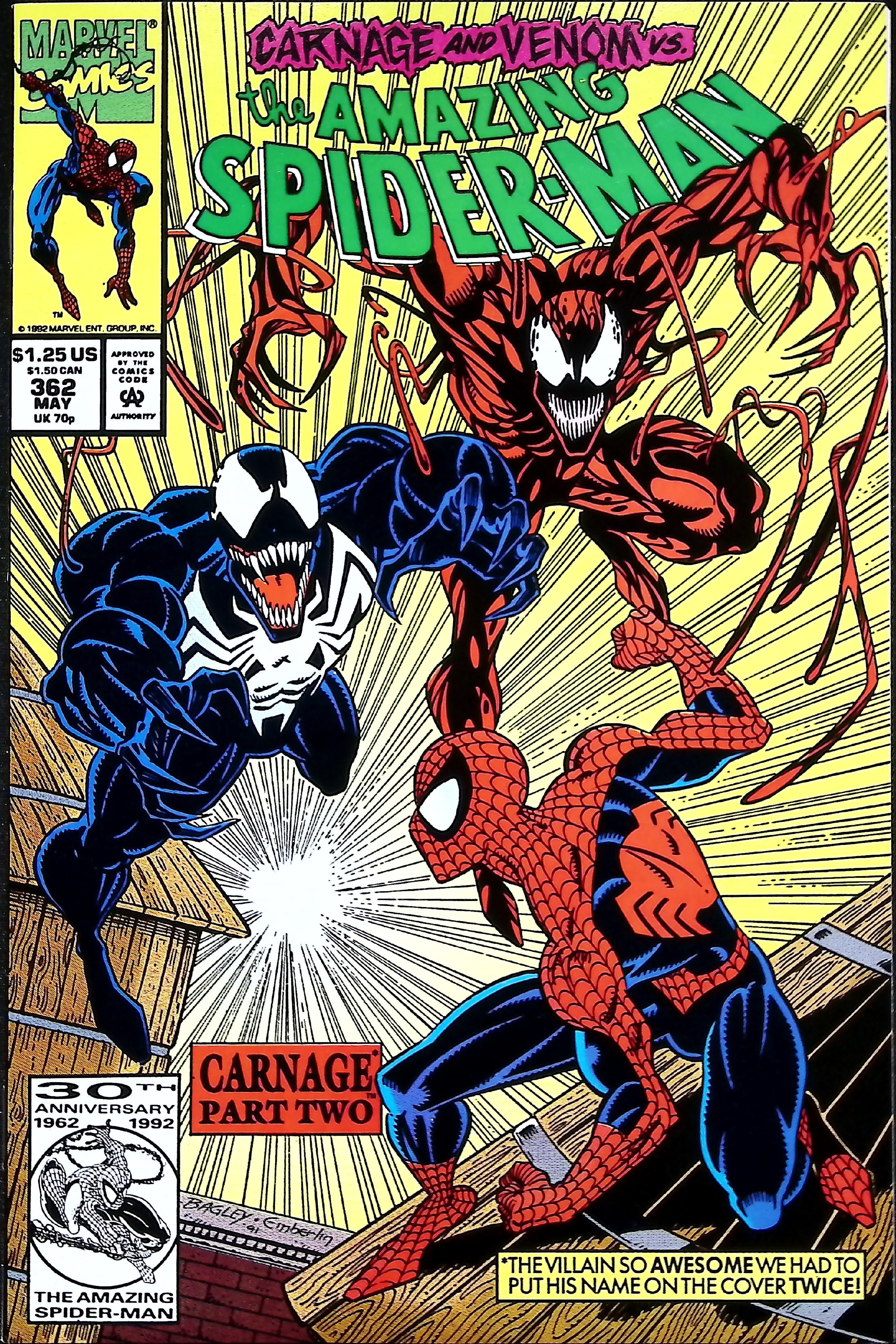 1992 Amazing Spider-Man, The #362 Marvel Comics