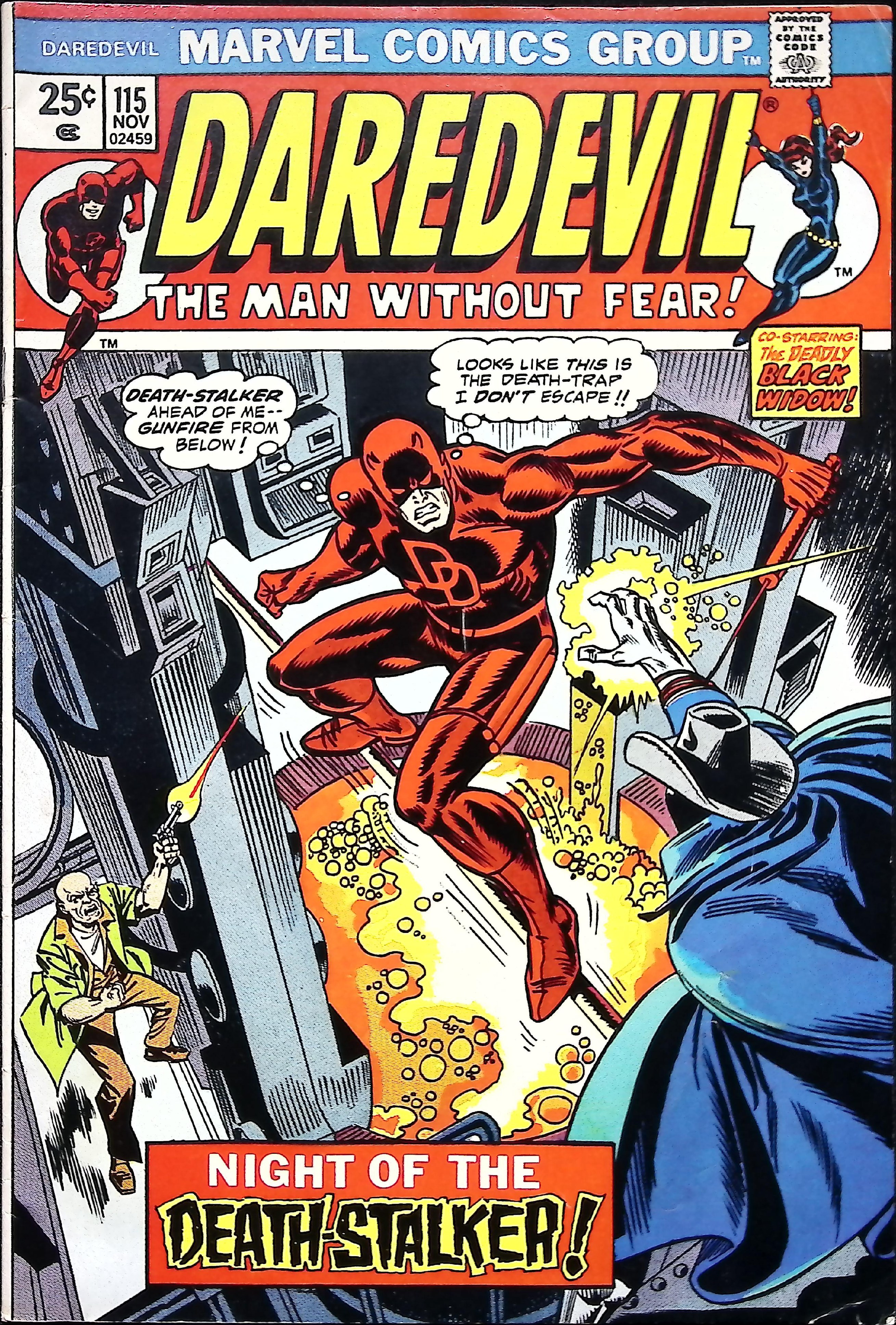 1974 Daredevil #115 Marvel Comics