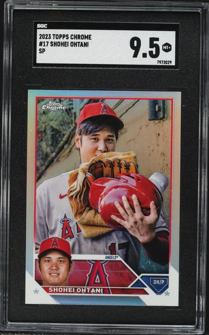 2023 #17 Shohei Ohtani SGC 9.5 Topps Chrome Baseball