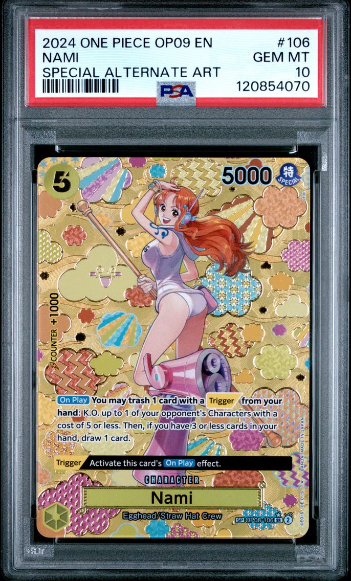 2024 #106 Nami PSA 10 OP09-Emper