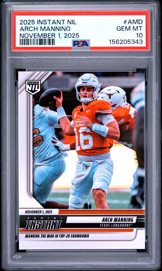 2025 #AMD Arch Manning PSA 10 Pa
