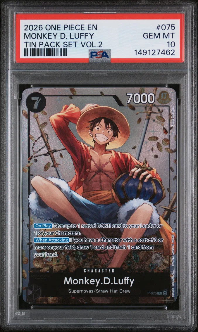 2026 #075 Monkey D. Luffy PSA 10 One Piece Promos