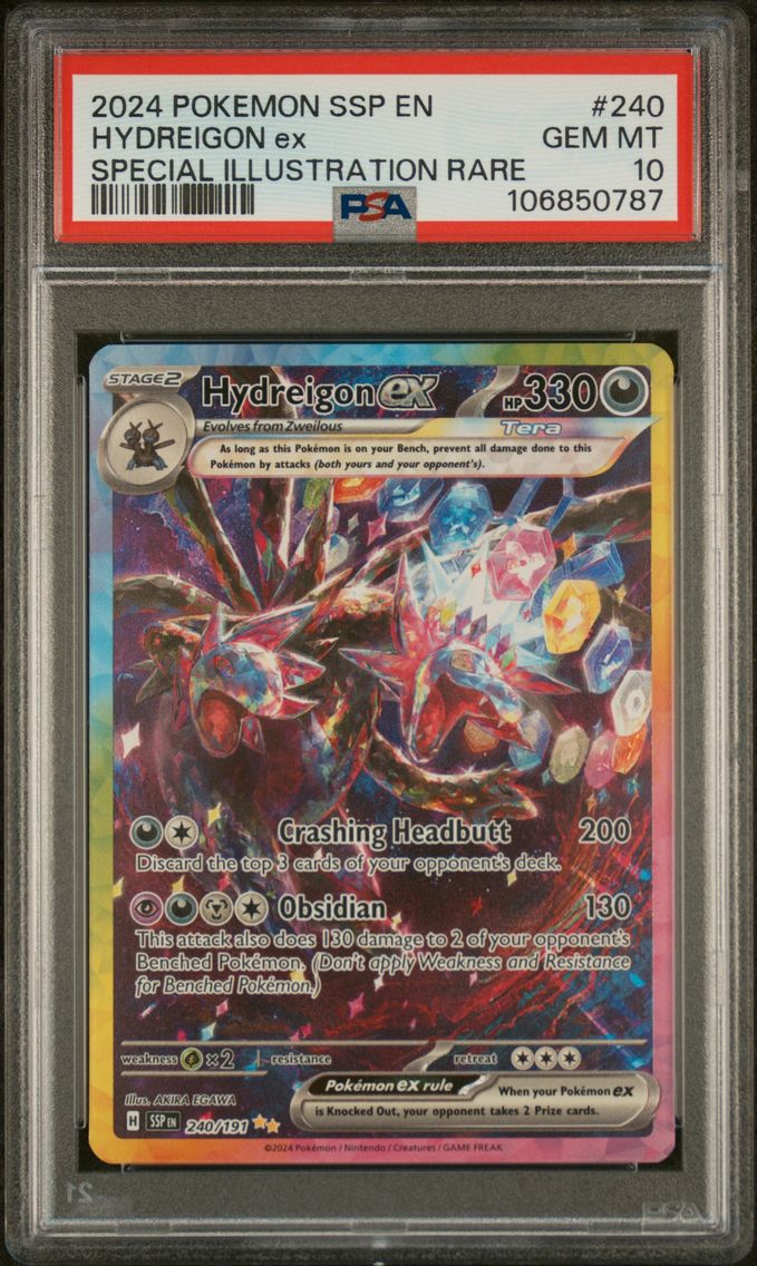 2024 #240 Hydreigon EX PSA 10 Ss