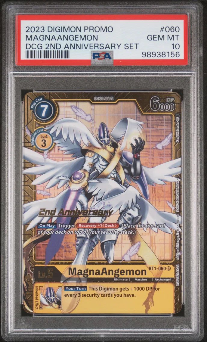 2023 #060 Magnaangemon PSA 10 Digimon Promos