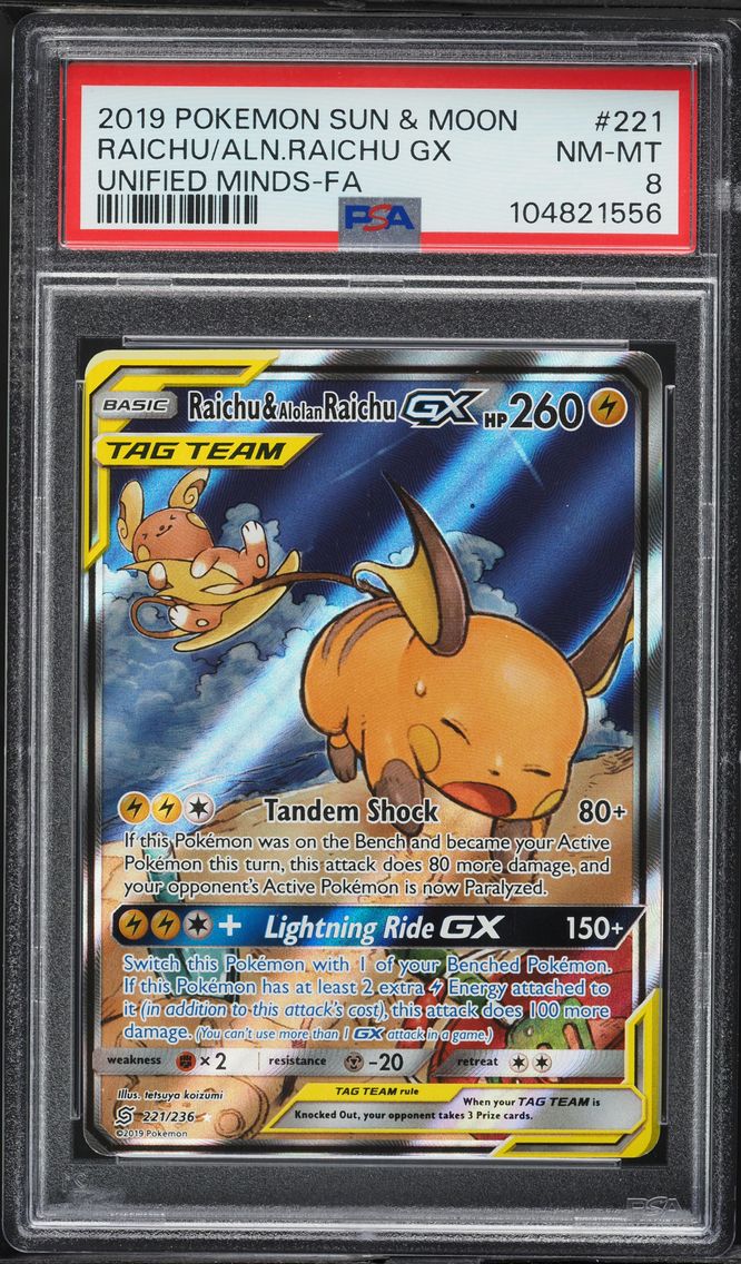 Raichu & Alolan Raichu GX (Alternate Full Art)