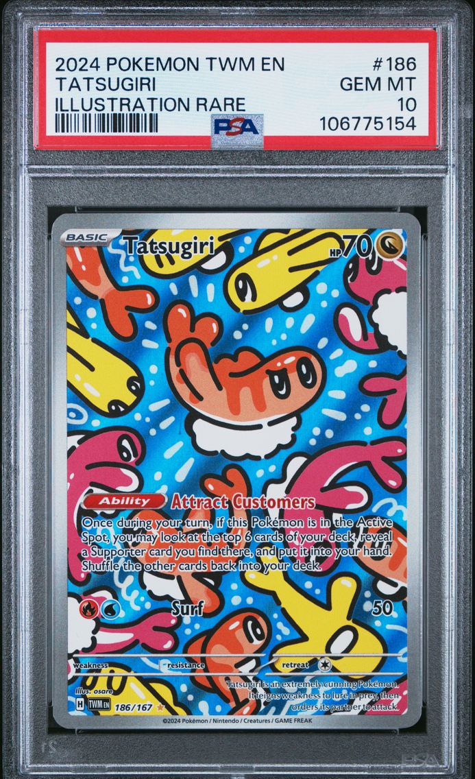 2024 #186 Tatsugiri PSA 10 Twm EN-Twilight Masquerade Pokemon