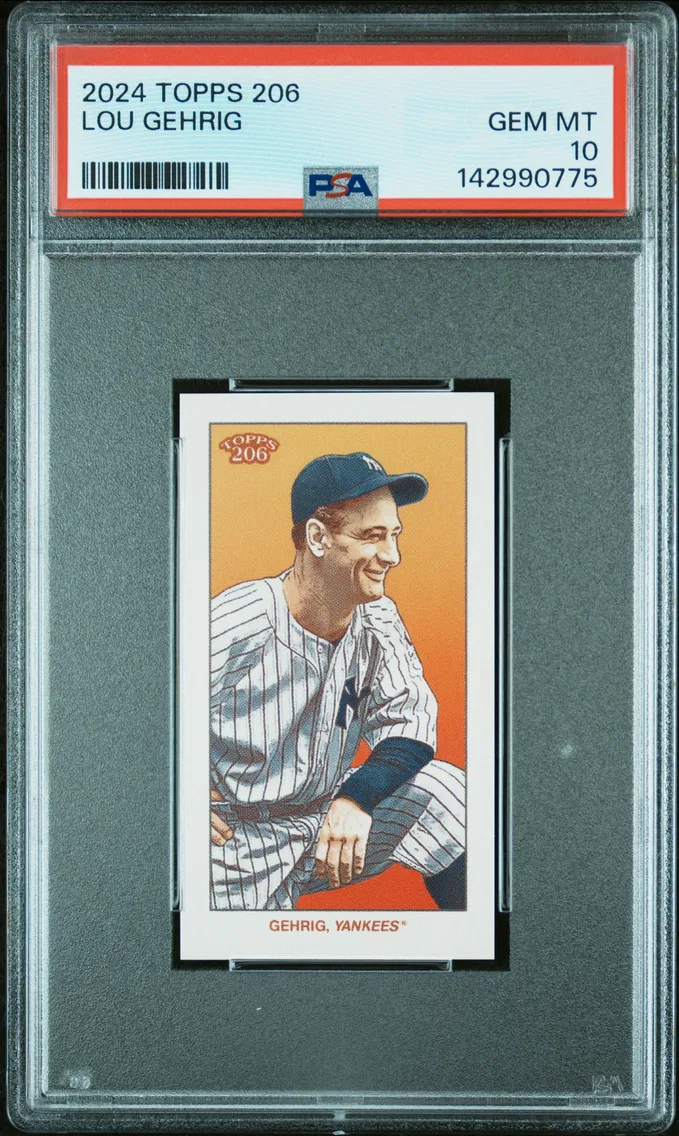 2024 #NA Lou Gehrig PSA 10 Topps 206
