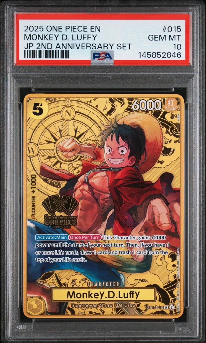 2025 #015 Monkey D. Luffy PSA 10