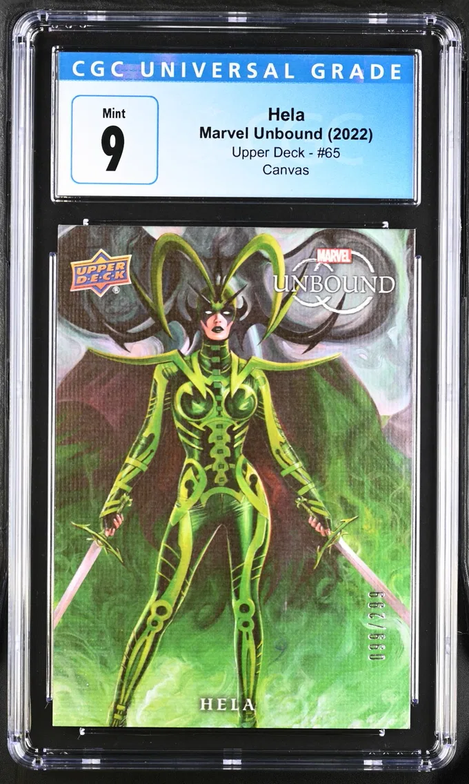 2022 #65 Hela CGC 9 Marvel Unbound (2022 Upper Deck) - English