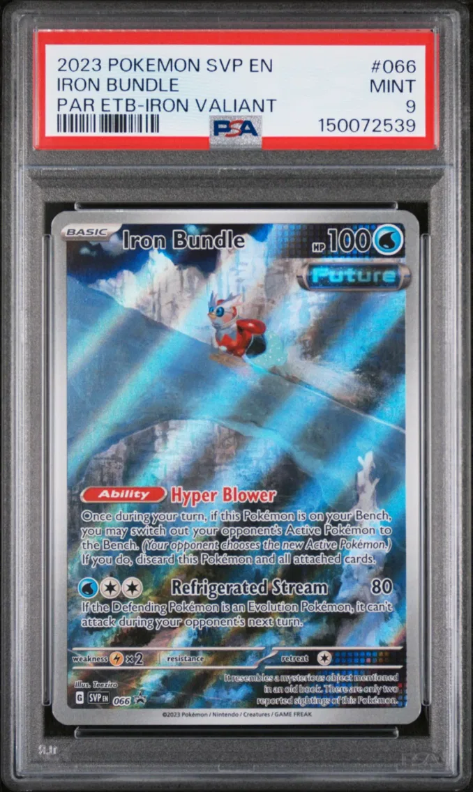 2023 #066 Iron Bundle PSA 9 Svp EN-SV Black Star Promo