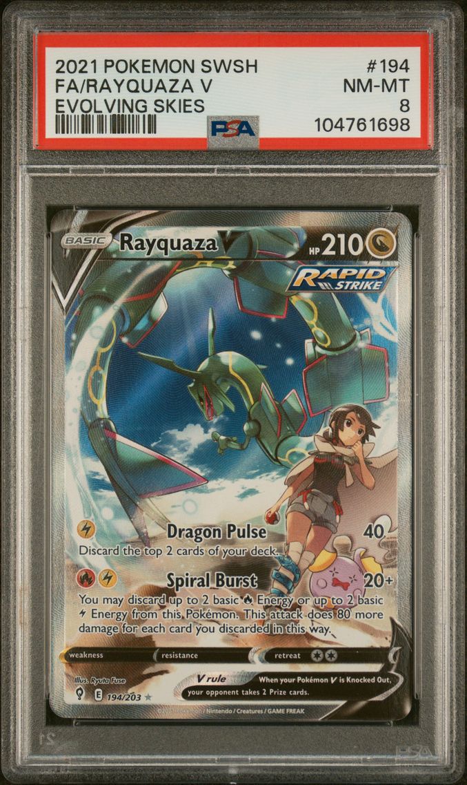 2021 #194 Full Art/Rayquaza V PS