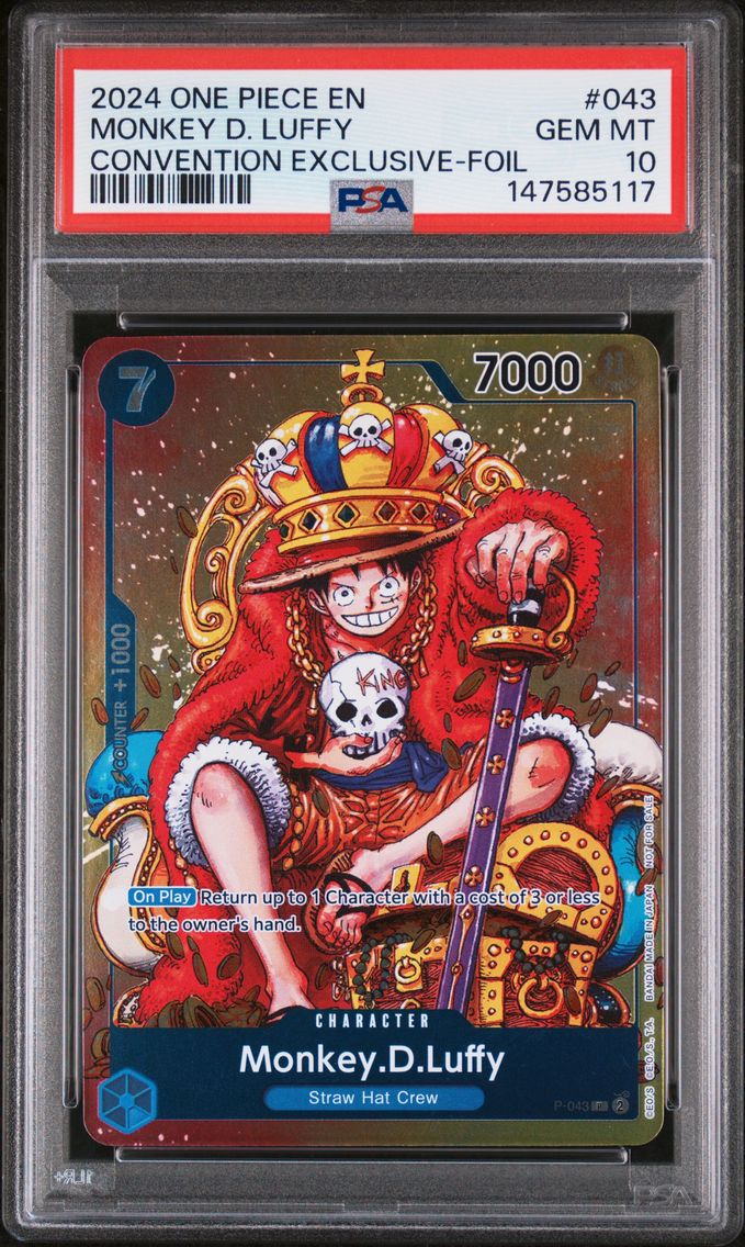 2024 #043 Monkey D. Luffy PSA 10