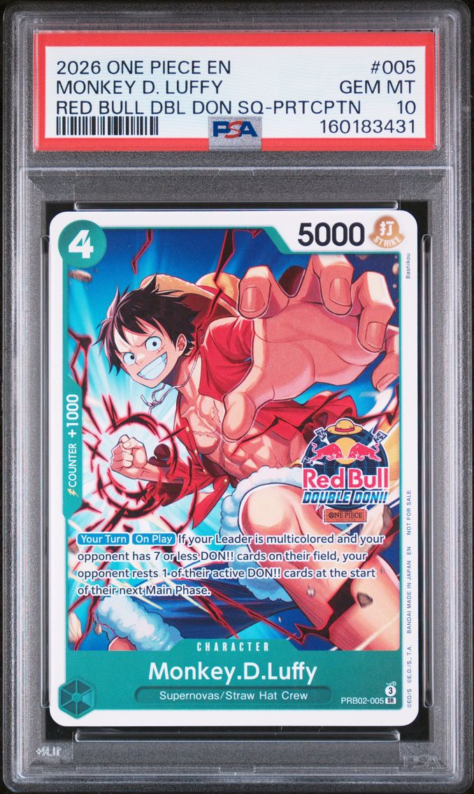 2026 #005 Monkey D. Luffy PSA 10