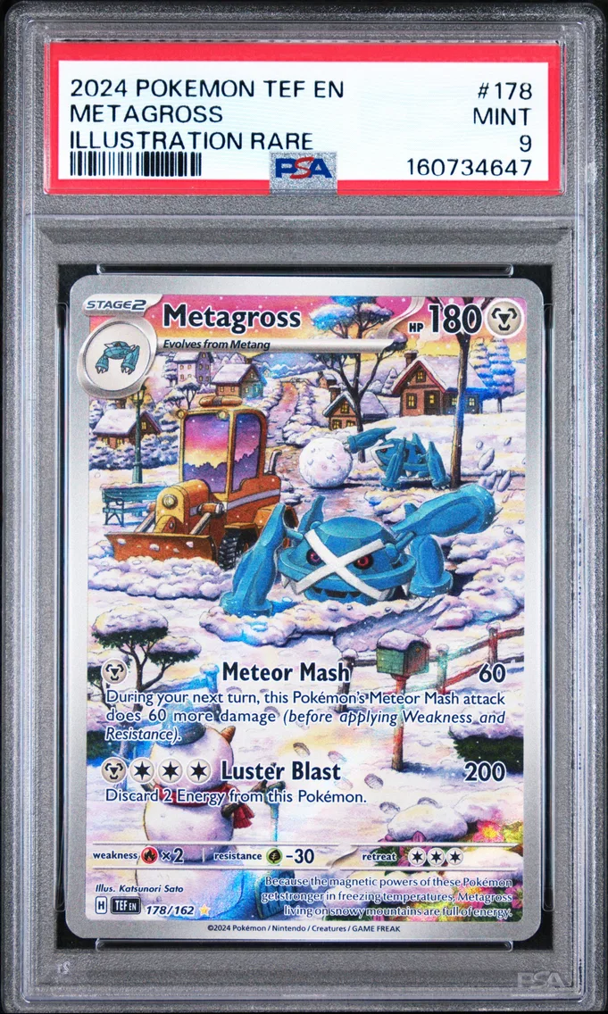 2024 #178 Metagross PSA 9 Tef EN-Temporal Forces