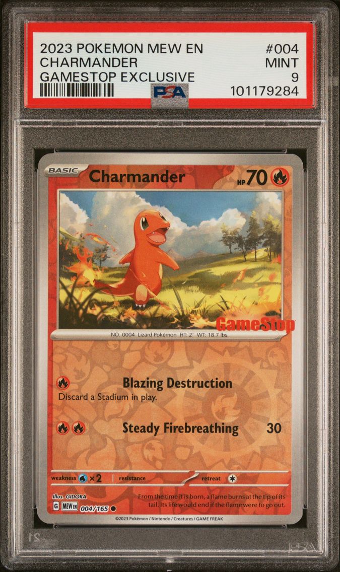 2023 #004 CHARMANDER PSA 9 POKEM