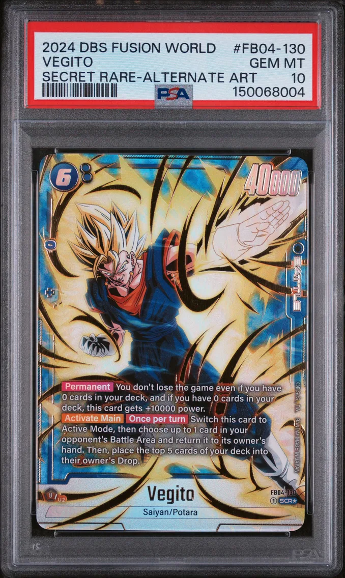 2024 #FB04-130 Vegito PSA 10 Dragon Ball Super Card Game Fusion World Ultra Limit