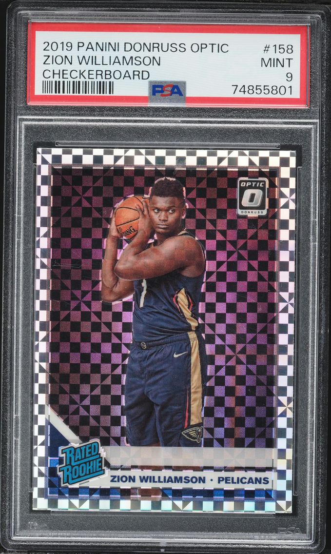 2019 #158 Zion Williamson PSA 9