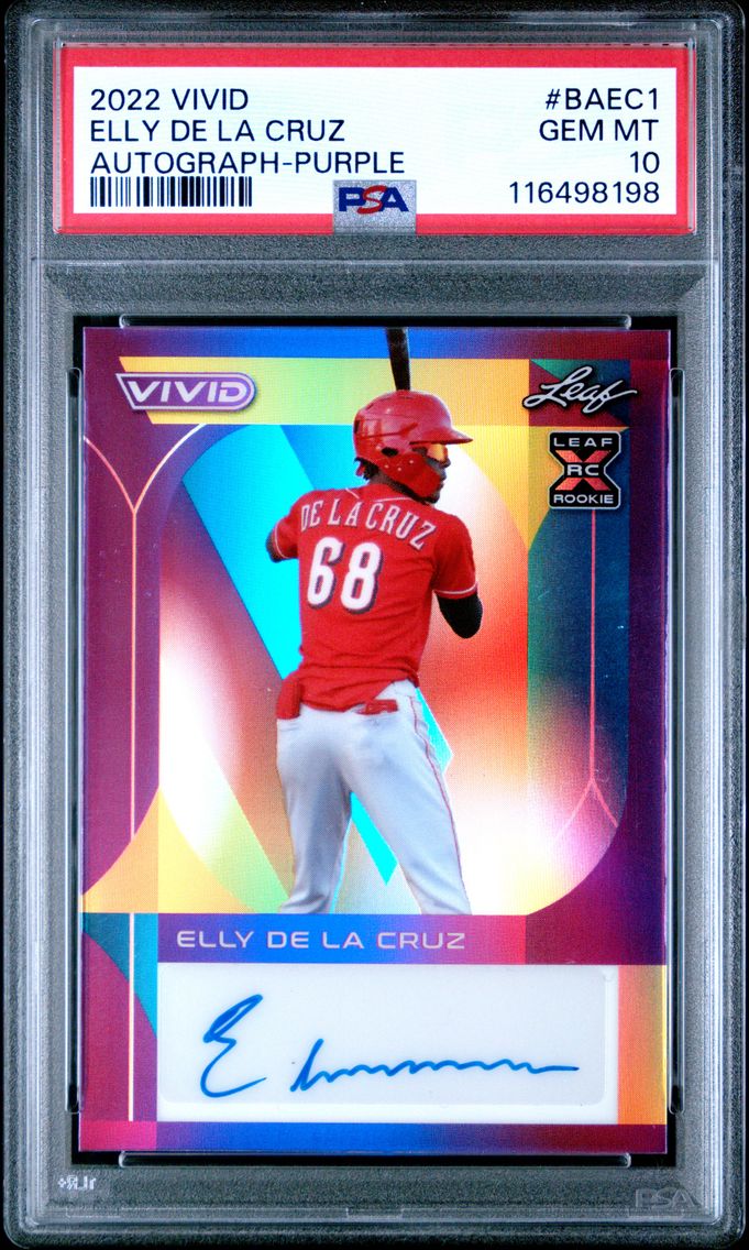 2022 #BAEC1 Elly de La Cruz PSA 