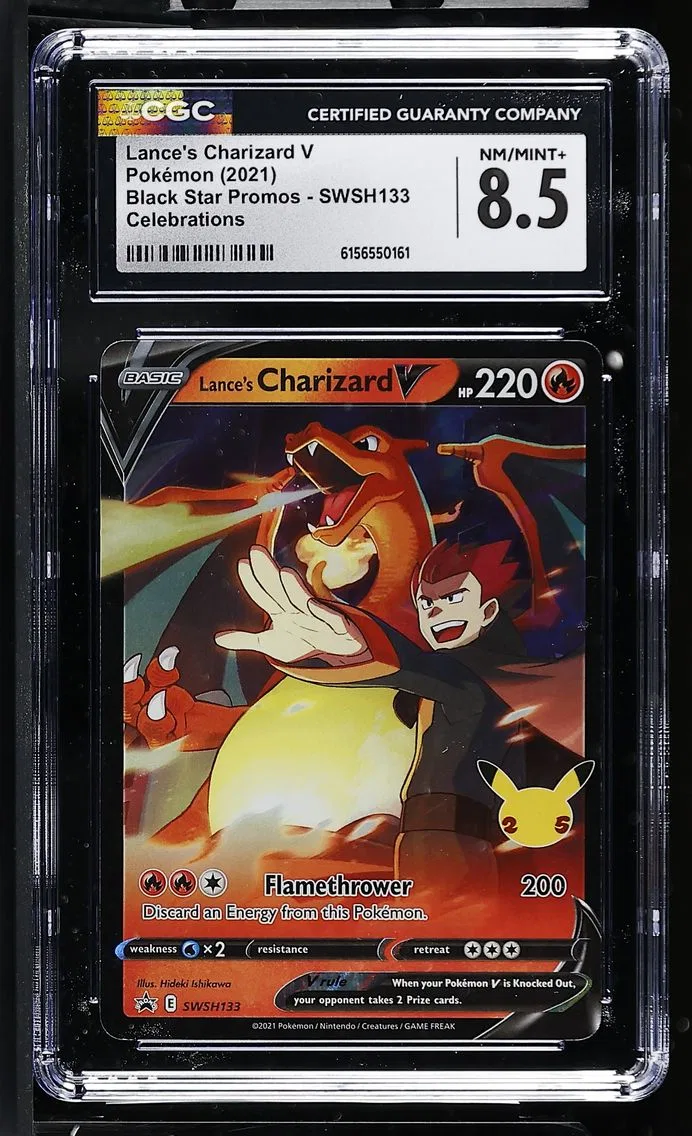 2021 #SWSH133 Lance's Charizard V CGC 8.5 Black Star Promos - Sword & Shield - English