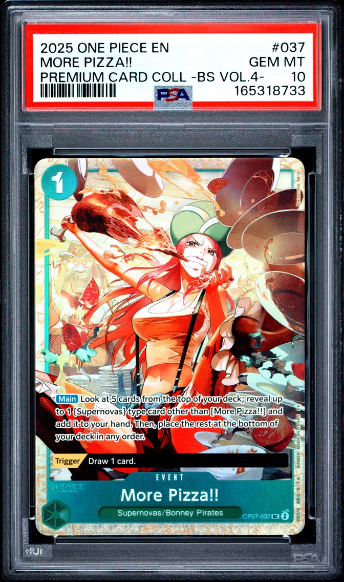 2025 #037 More Pizza!! PSA 10 One Piece Premium Card Collection -Best Selection Vol.4 -