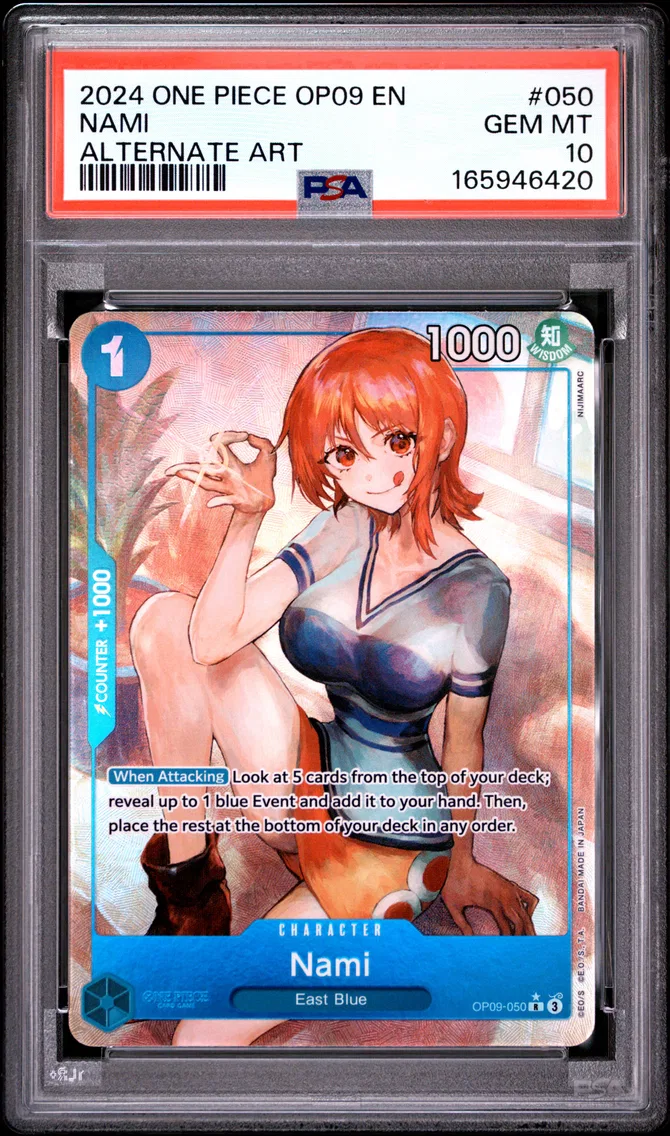 2024 #050 Nami PSA 10 One Piece OP09-Emperors in the New World