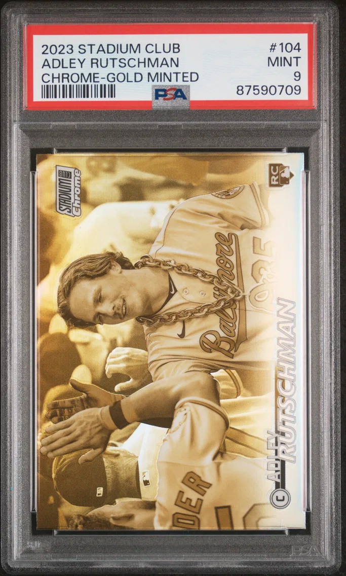 2023 #104 Adley Rutschman PSA 9 Topps Stadium Club