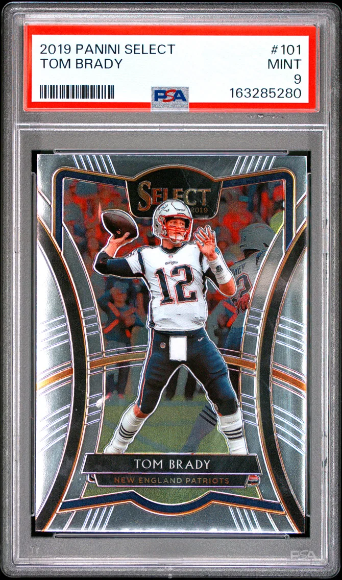 2019 #101 Tom Brady PSA 9 Panini Select