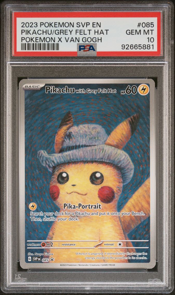 2023 #085 Pikachu With Grey Felt