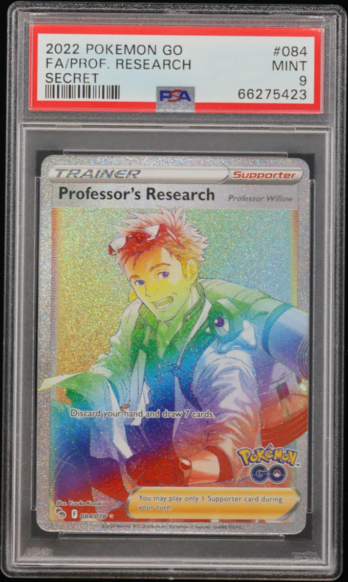 2022 #084 Full Art/Professor's Research PSA 9 Go