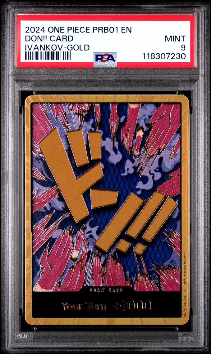 2024 #NA Don!! Card PSA 9 One Piece PRB01-Premium Booster -One Piece Card the Best-