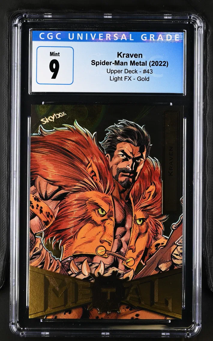 2022 #43 Kraven CGC 9 Spider-Man Metal - English