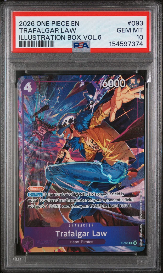 2026 #093 Trafalgar Law PSA 10 One Piece Promos