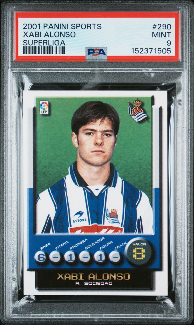 2001 #290 Xabi Alonso PSA 9 Pani