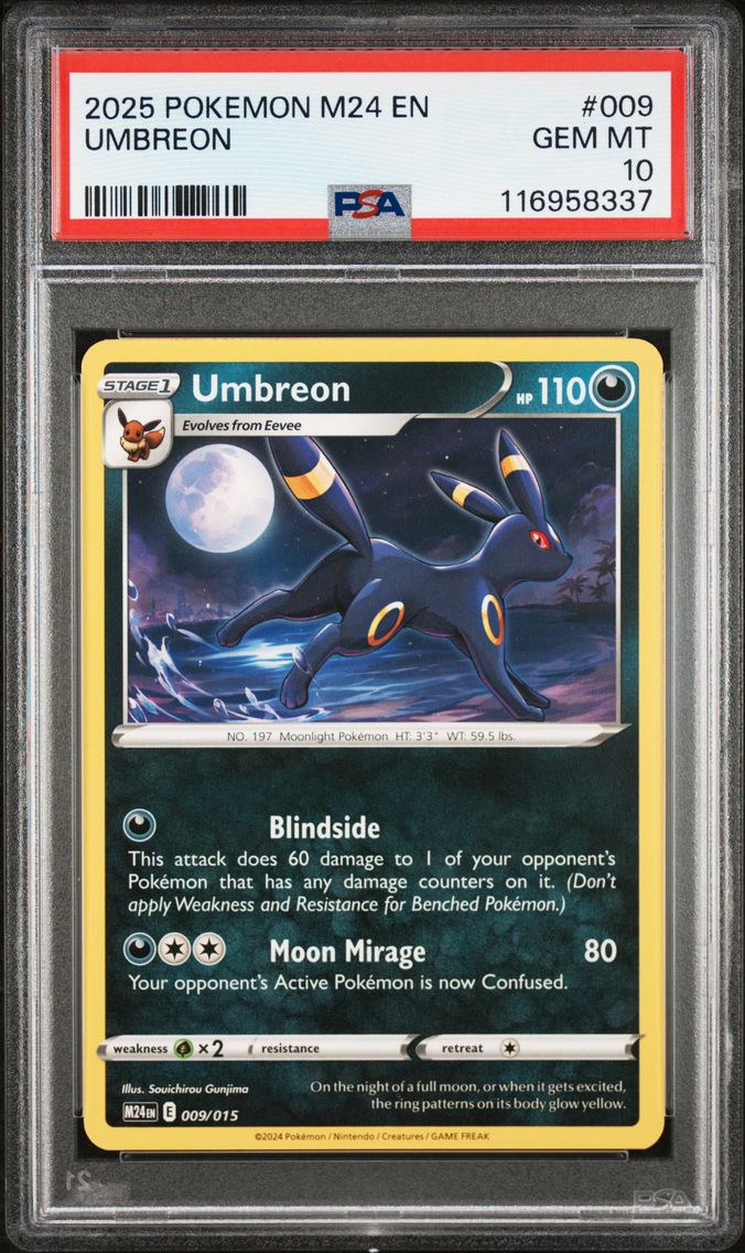 2025 #009 Umbreon PSA 10 M24 EN-Mcdonald's Collection