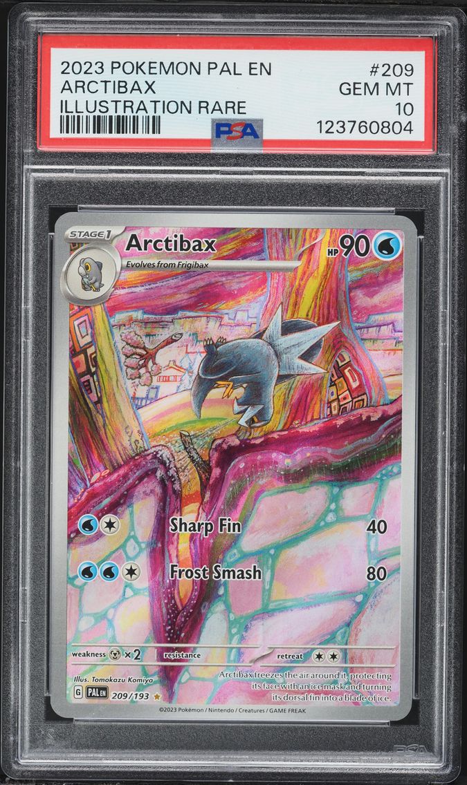 2023 #209 Arctibax PSA 10 Pal EN-Paldea Evolved Pokemon