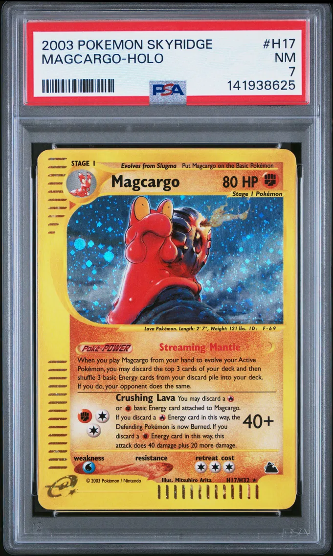 2003 #H17 Magcargo-Holo PSA 7 Sk