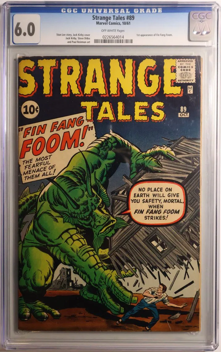 1961 #NA 1961 Strange Tales #89 CGC 6.0 Marvel Comics CGC 6