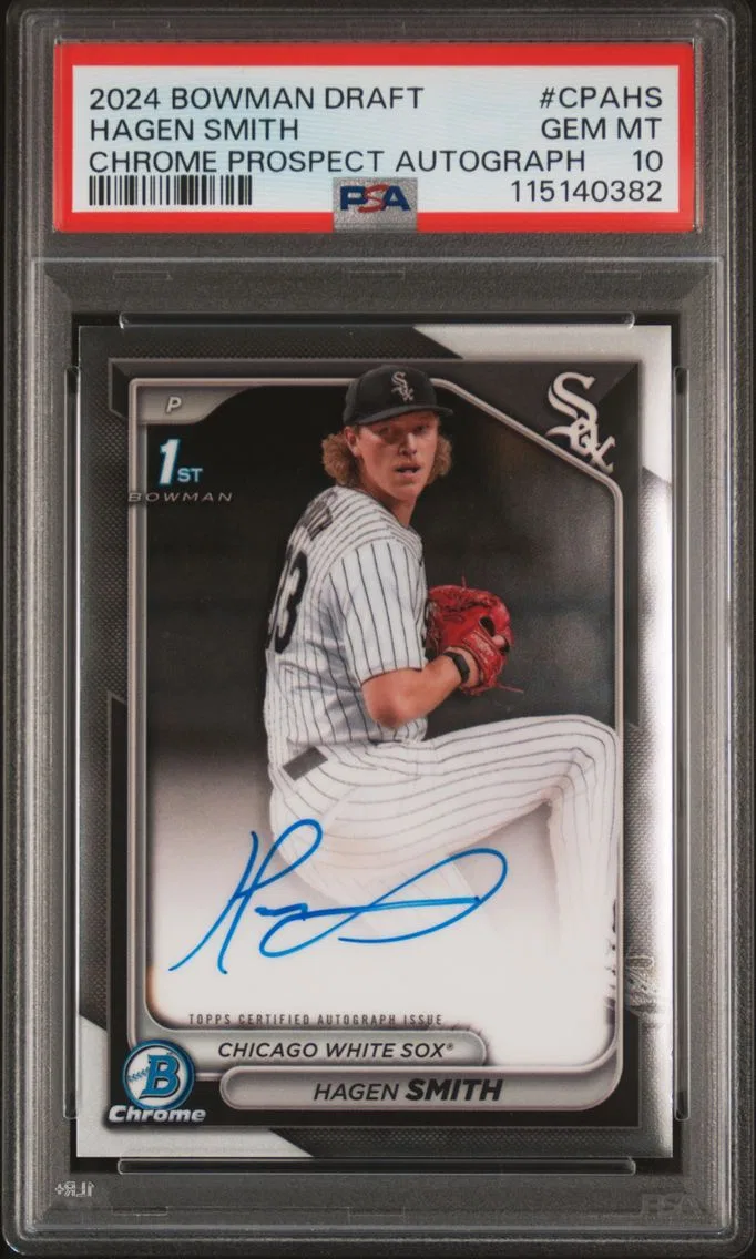 2024 #CPAHS Hagen Smith PSA 10 Bowman Draft Chrome Prospect Autographs