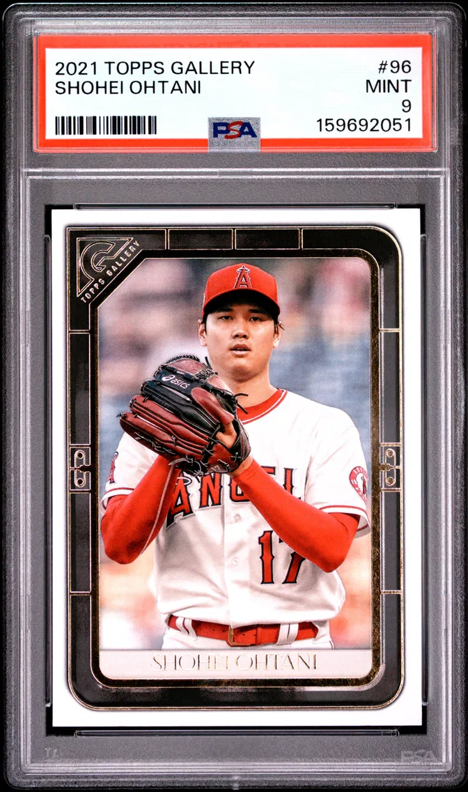 2021 #96 Shohei Ohtani PSA 9 Topps Gallery