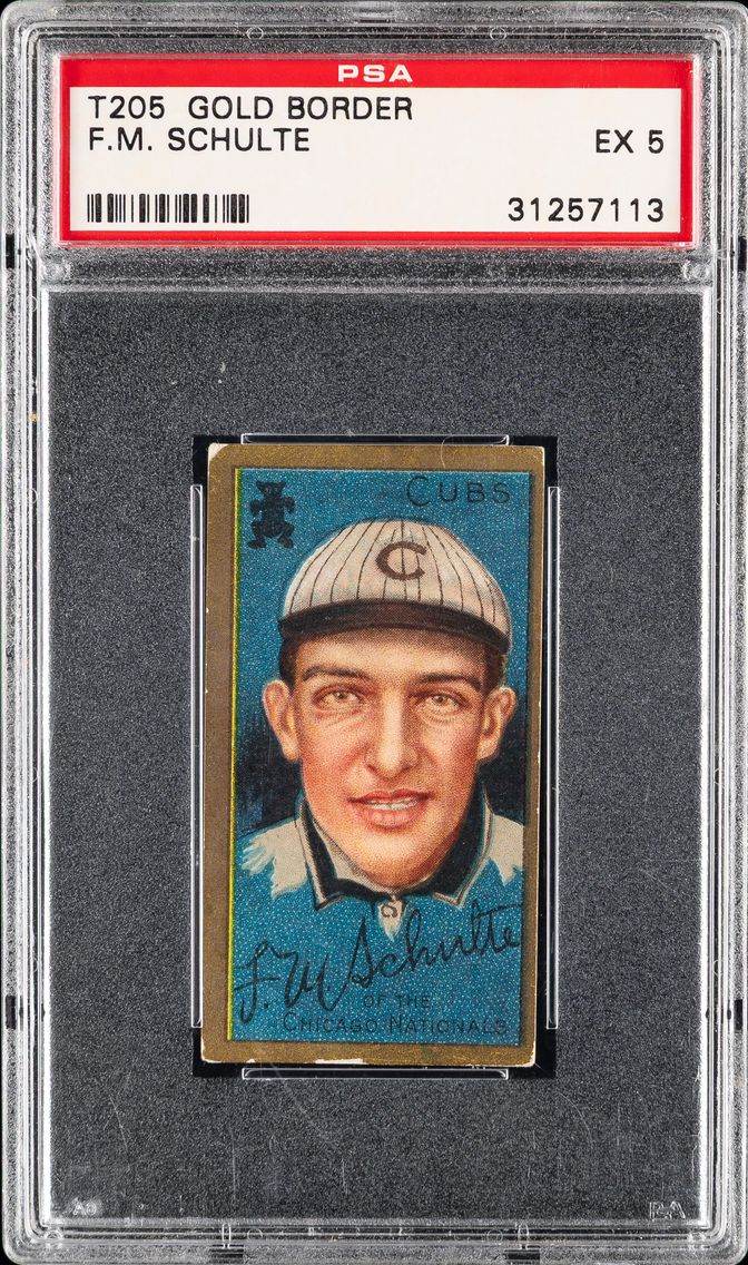 1911 #NA F.M. Schulte PSA 5 T205