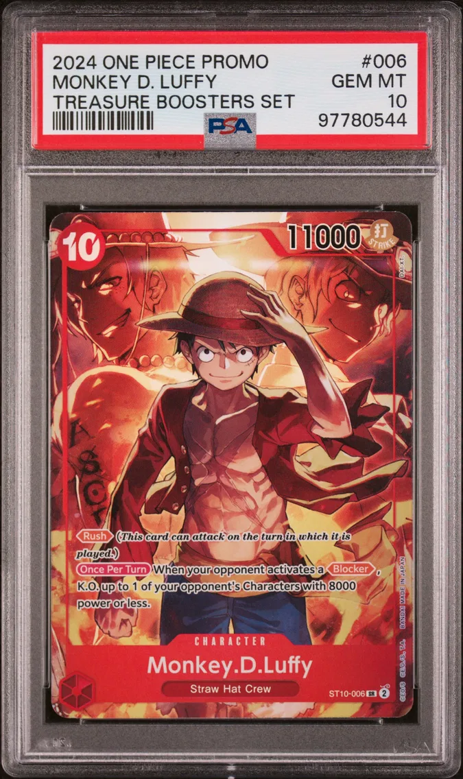 2024 #006 Monkey D. Luffy PSA 10 One Piece Promos