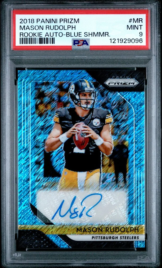 2018 #MR MASON RUDOLPH PSA 9 Panini Prizm Rookie Autographs
