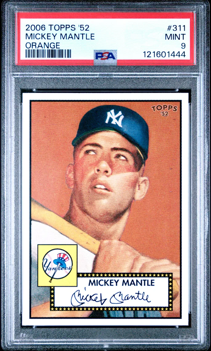 2006 #311 Mickey Mantle PSA 9 Topps '52