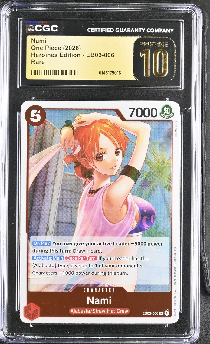 2026 #EB03-006 Nami CGC 10 Pristine Heroines Edition (EB-03) - English