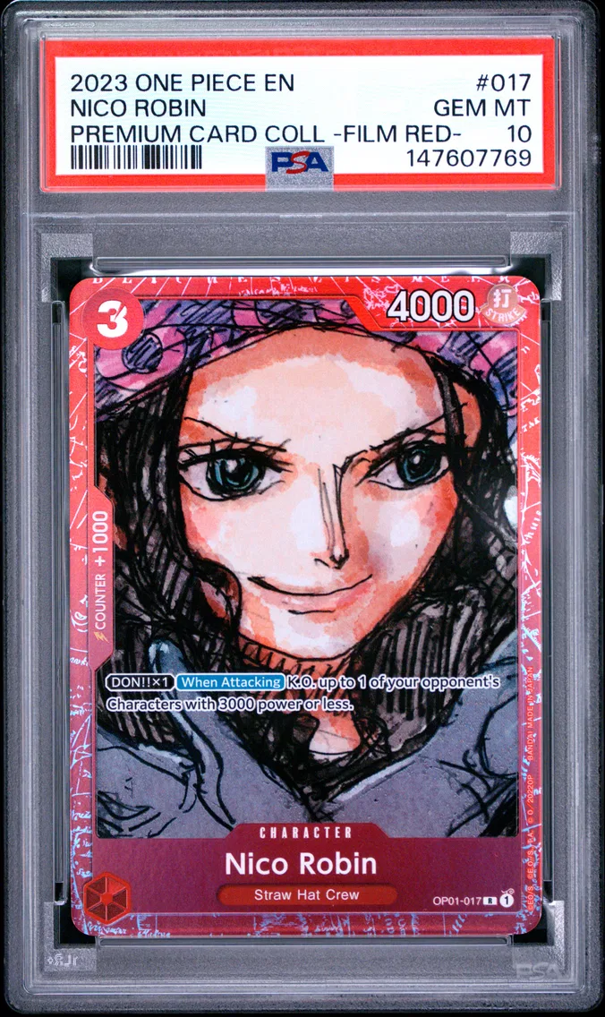 2023 #017 Nico Robin PSA 10 One Piece Premium Card Collection -One Piece Film Red-