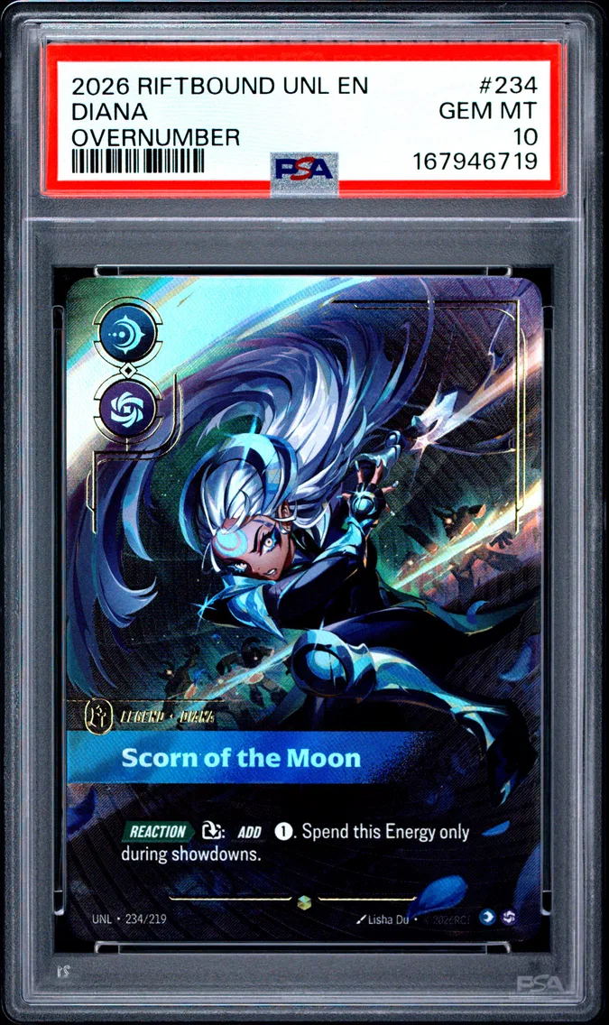 2026 #234 Diana - Scorn of the Moon PSA 10 Riftbound: League of Legends Unl-Unleashed