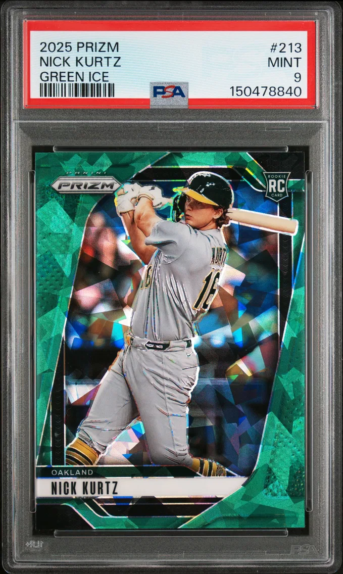2025 #213 Nick Kurtz PSA 9 Panini Prizm