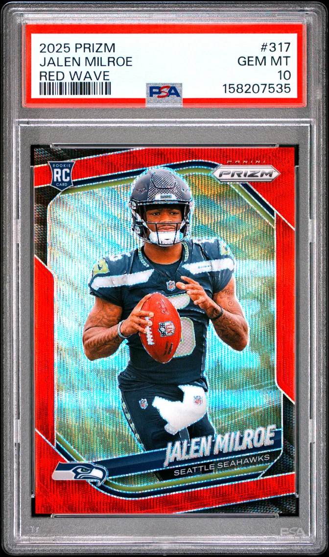 2025 #317 Jalen Milroe PSA 10 Panini Prizm