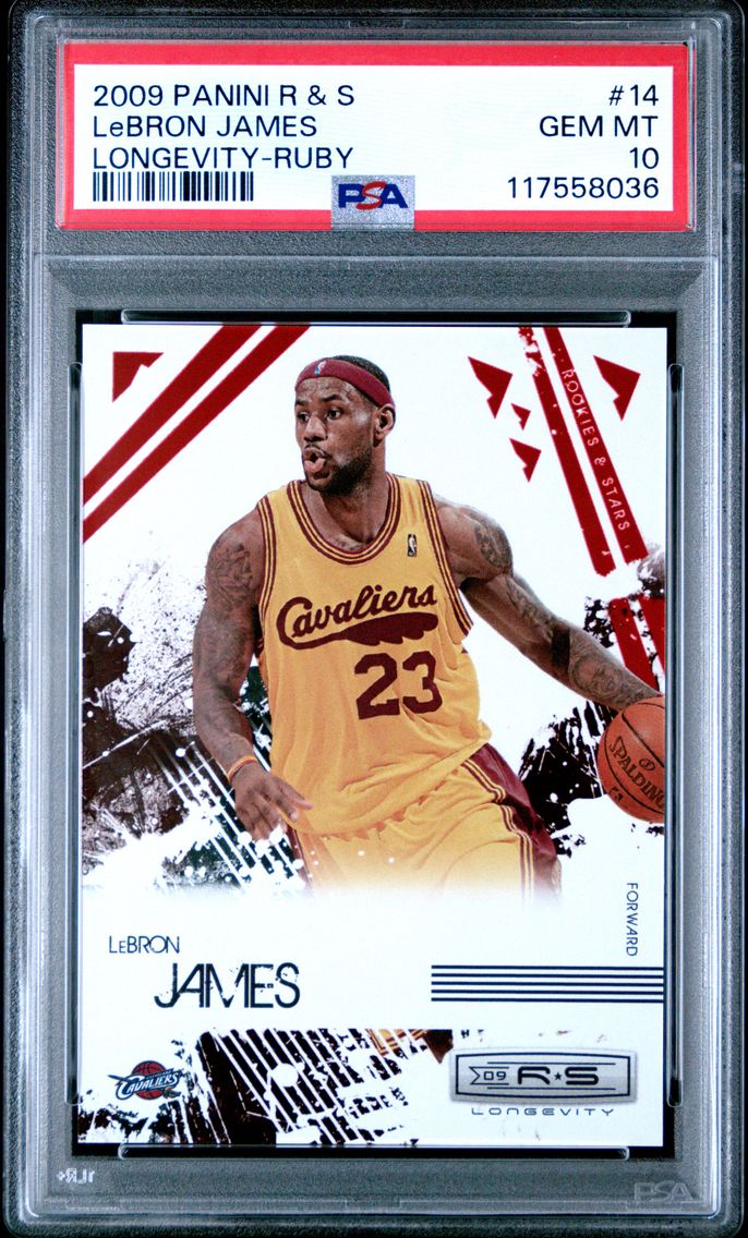 2009 #14 LeBron James PSA 10 Pan