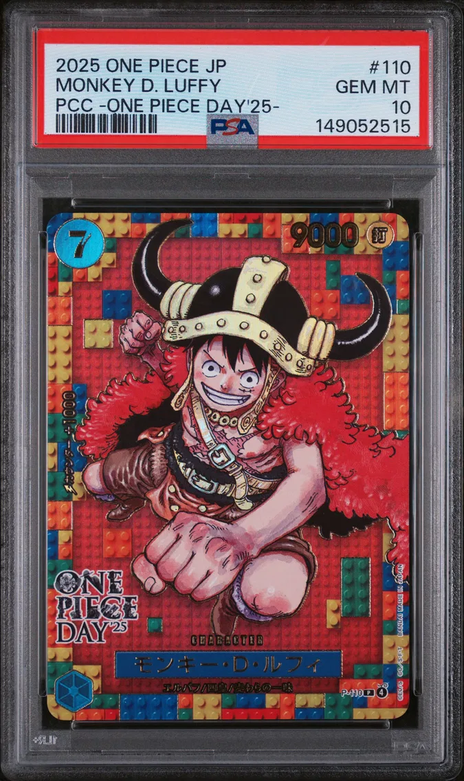 2025 #110 Monkey D. Luffy PSA 10 One Piece Japanese Premium Card Collection -One Piece Day'25-